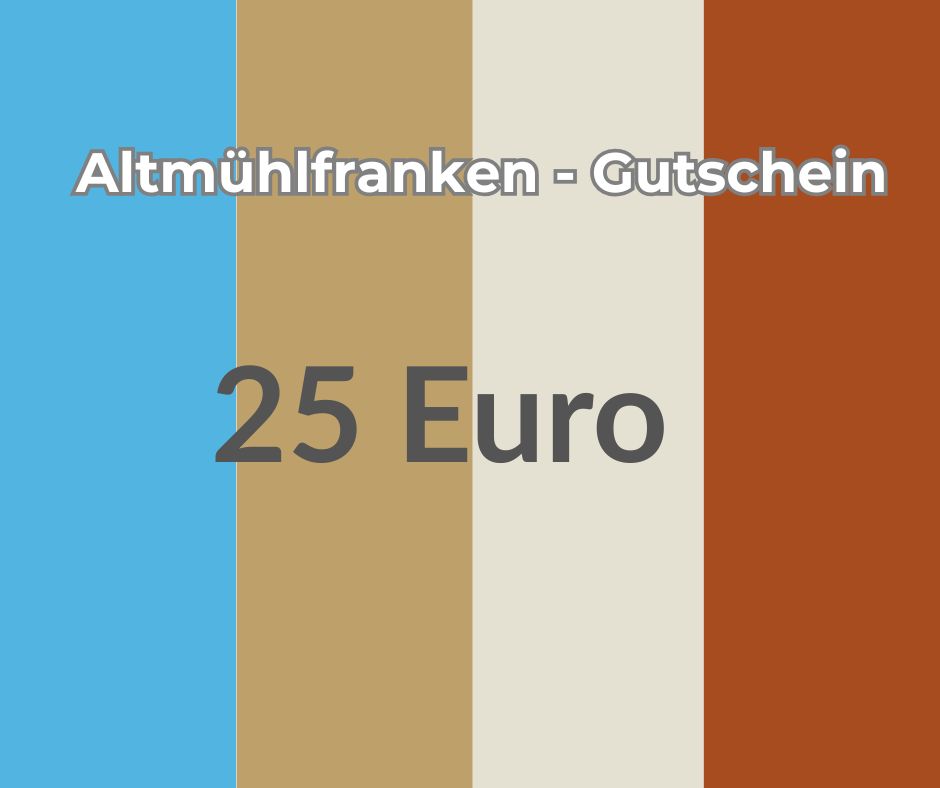Gutschein "Altmühlfranken – Gutschein 25 €